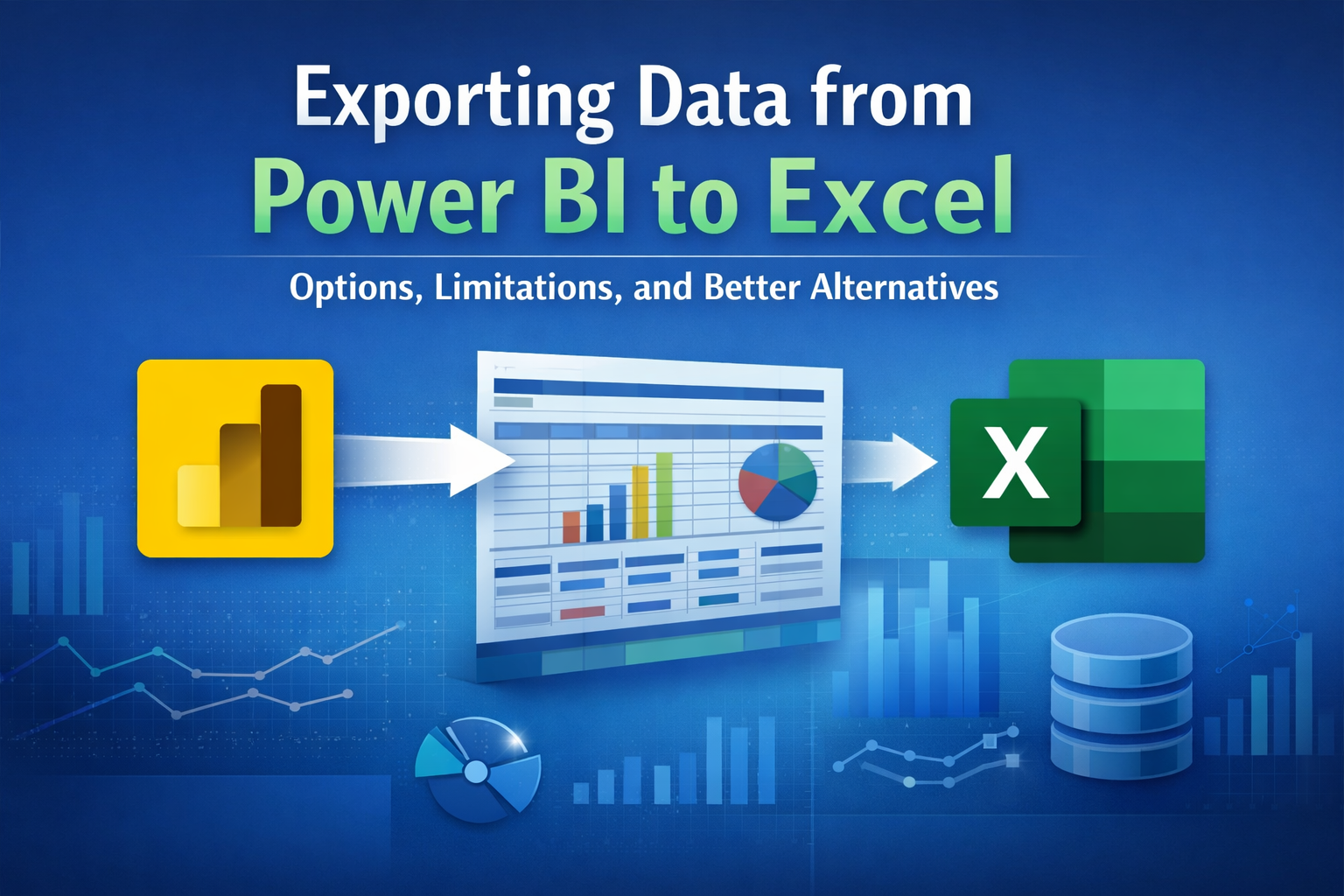 Exporting Data from Power BI to Excel: Options, Limitations, and Better Alternatives